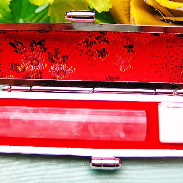 ローズクォーツ 印材　※別途料金で篆刻可能 12mm [T46-729]