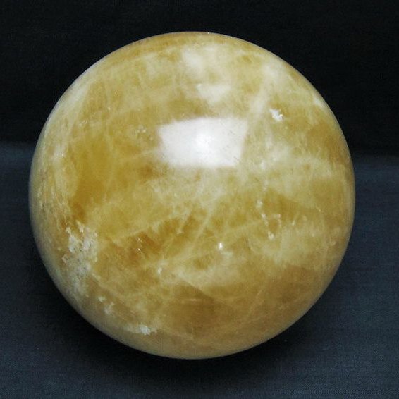 2Kg カルサイト 丸玉 115mm [T461-11092]