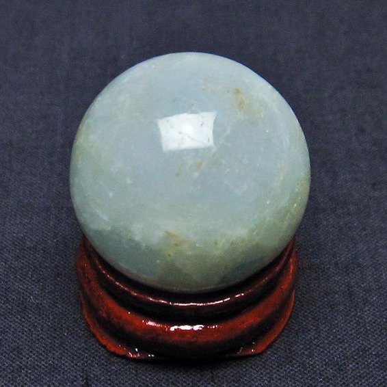 アクアマリン 丸玉 25mm [t465-663]