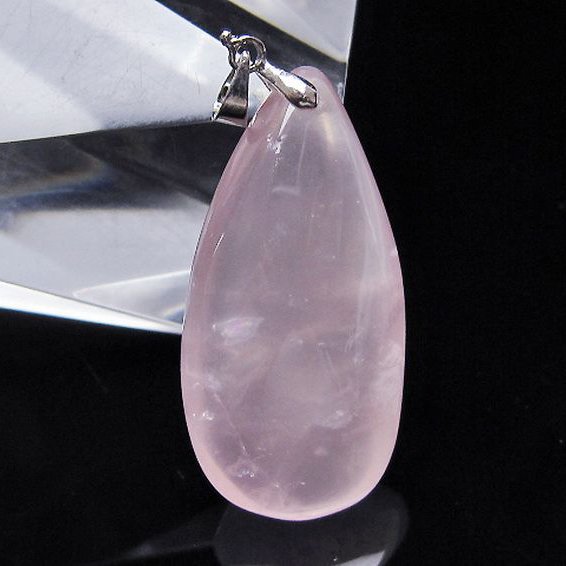 ローズクォーツ ペンダント [T467-3903]