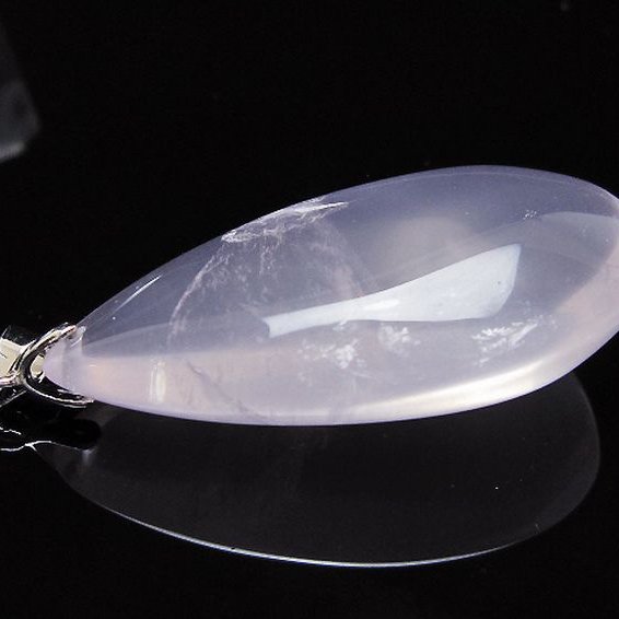 ローズクォーツ ペンダント [T467-3927]