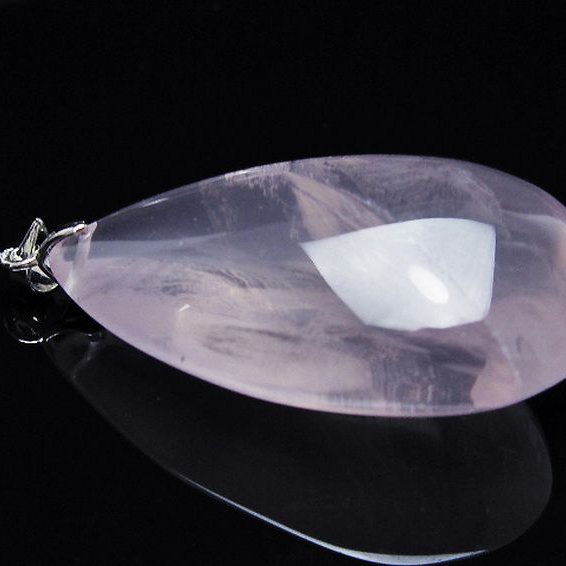 ローズクォーツ ペンダント [T467-3945]