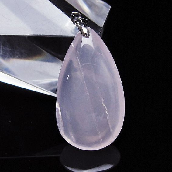 ローズクォーツ ペンダント [T467-3992]