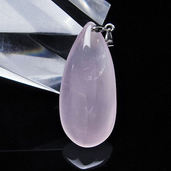 ローズクォーツ ペンダント [T467-4004]