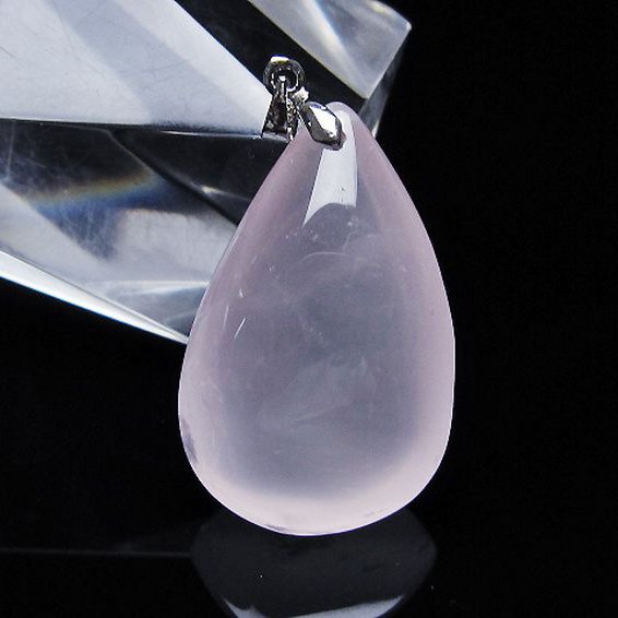 ローズクォーツ ペンダント [T467-4006]