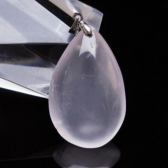 ローズクォーツ ペンダント [T467-4081]