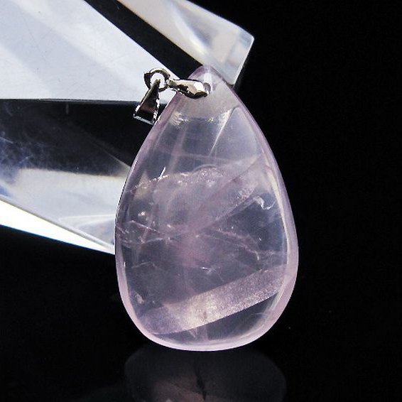 ローズクォーツ ペンダント [T467-4091]