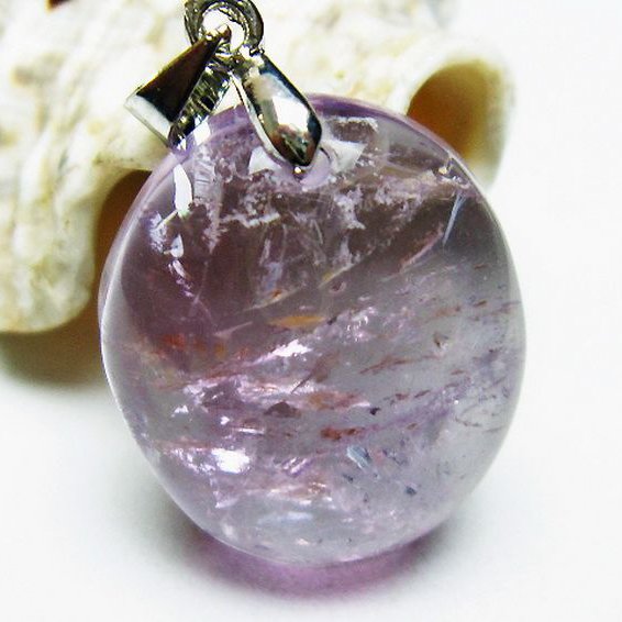 アメジスト ペンダント [T469-5838]