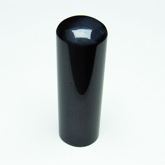 ブルータイガーアイ※青虎目石 印材　※別途料金で篆刻可能 20mm [t48-589]