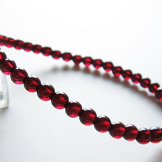 キャンディピンクガーネット ブレスレット 5mm [T483-7670]