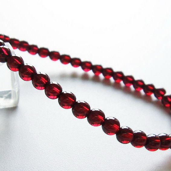 キャンディピンクガーネット ブレスレット 5mm [T483-7690]