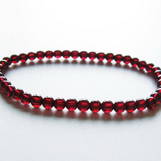 ガーネット ブレスレット 4mm [T483-7721]