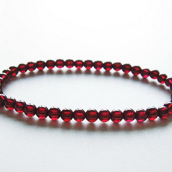 ガーネット ブレスレット 5mm [T483-7725]
