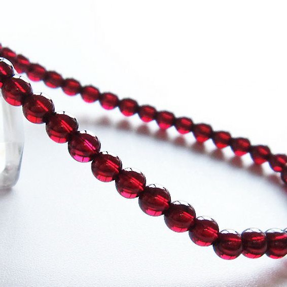 キャンディピンクガーネット ブレスレット 4mm [T483-7745]