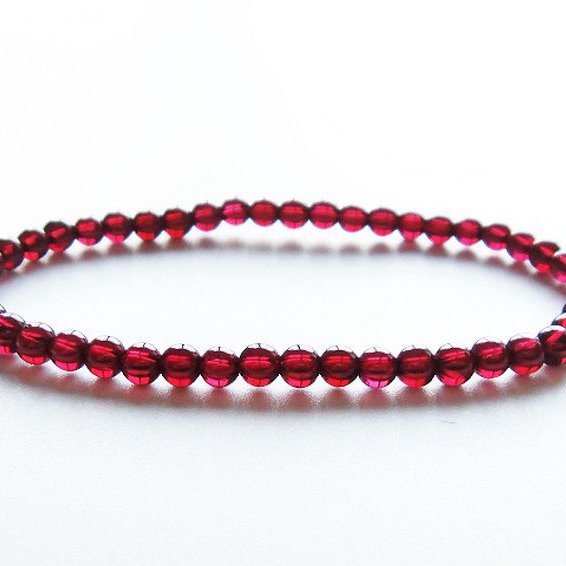 ガーネット ブレスレット 4mm [T483-7843]