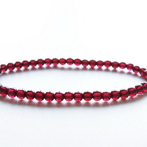 ガーネット ブレスレット 4mm [T483-7848]