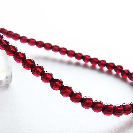 キャンディピンクガーネット ブレスレット 4mm [T483-7854]