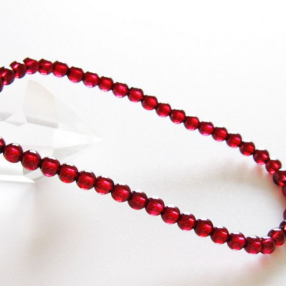 キャンディピンクガーネット ブレスレット 4mm [t483-7896]