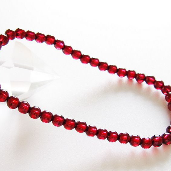 キャンディピンクガーネット ブレスレット 4mm [t483-7899]