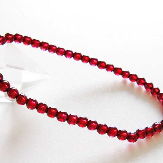 キャンディピンクガーネット ブレスレット 4mm [t483-7903]