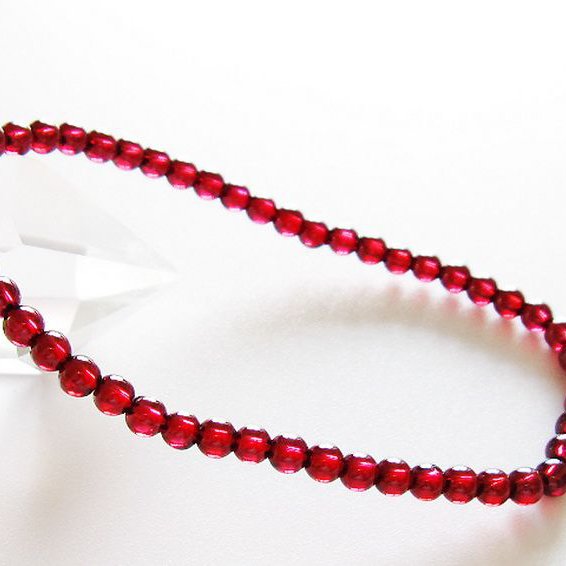 ガーネット ブレスレット 4mm [T483-7942]