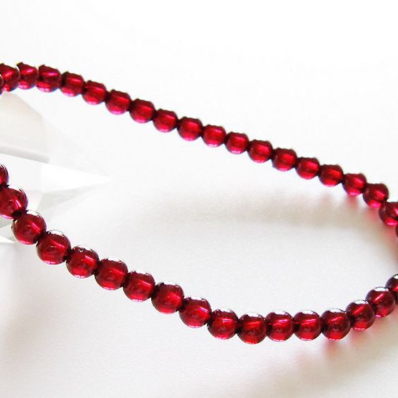 ガーネット ブレスレット 4mm [T483-7955]