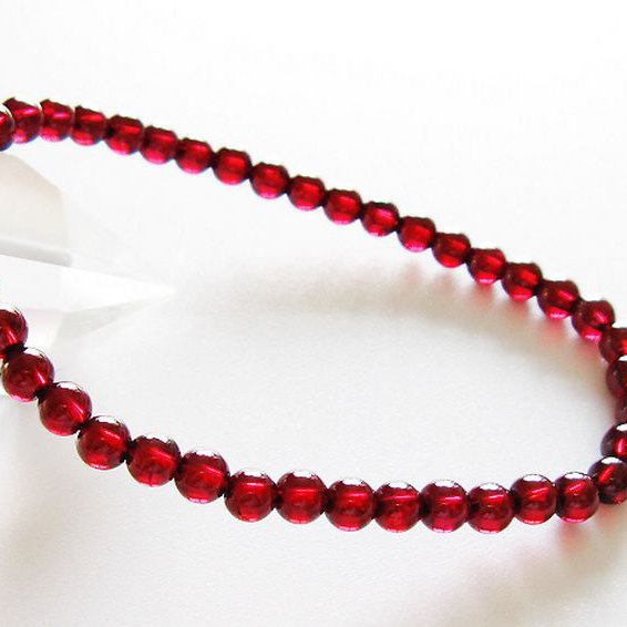 ガーネット ブレスレット 4mm [T483-7963]