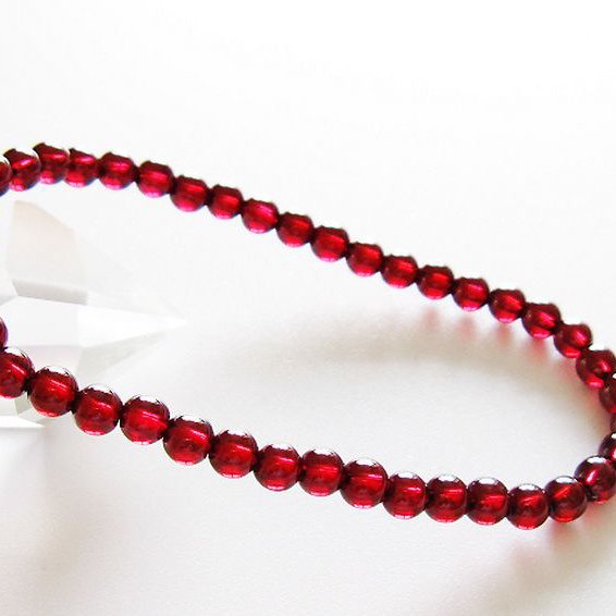 キャンディピンクガーネット ブレスレット 4mm [t483-7980]