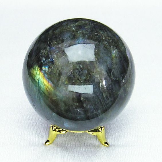 ラブラドライト 丸玉 58mm [t484-1671]