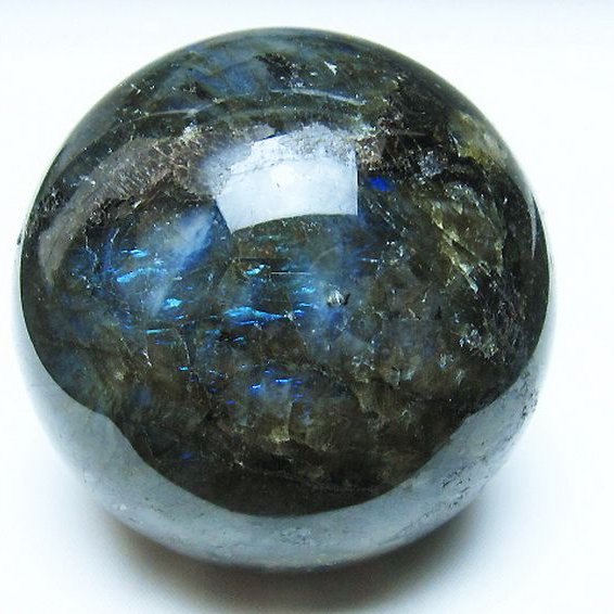 ラブラドライト 丸玉 67mm [t484-2516]