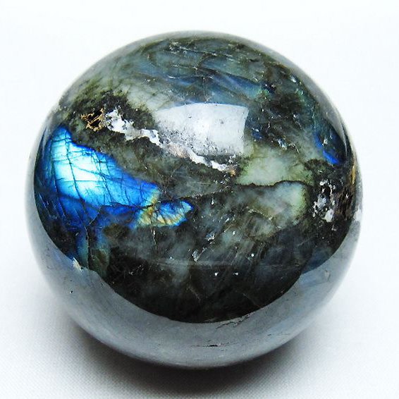 ラブラドライト 丸玉 62mm [T484-2622]