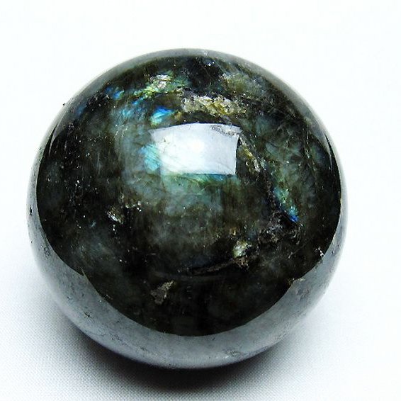 ラブラドライト 丸玉 66mm [T484-2655]