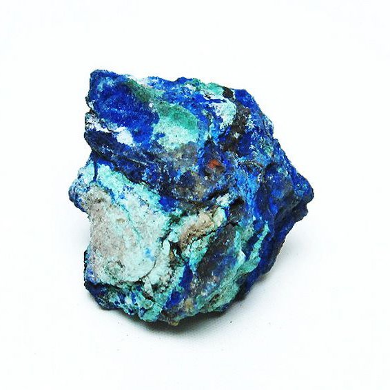 アズライト 藍銅鉱 ブルーマラカイト 原石[T485-3189]