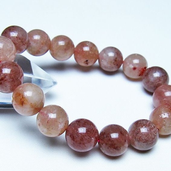 アフリカンストロベリークォーツ ブレスレット 12mm [t489-1622]