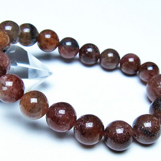 アフリカンストロベリークォーツ ブレスレット 10mm [t489-1656]