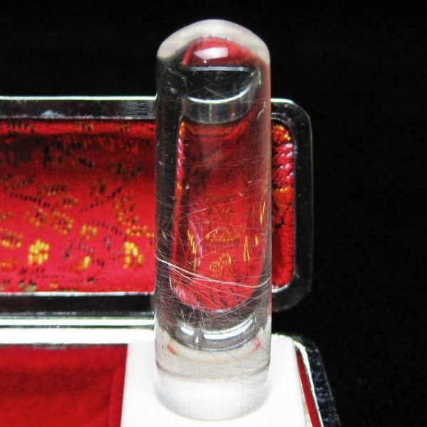 豪華ルチル 印材　※別途料金で篆刻可能 14mm [T49-289]