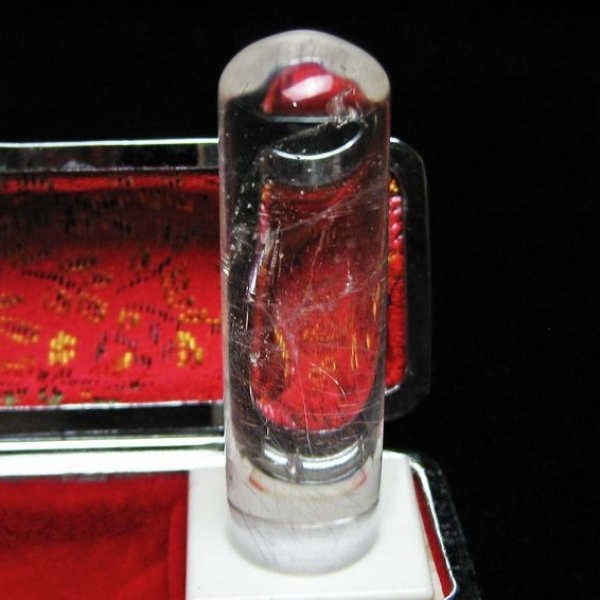 豪華ルチル 印材　※別途料金で篆刻可能 14mm [T49-299]