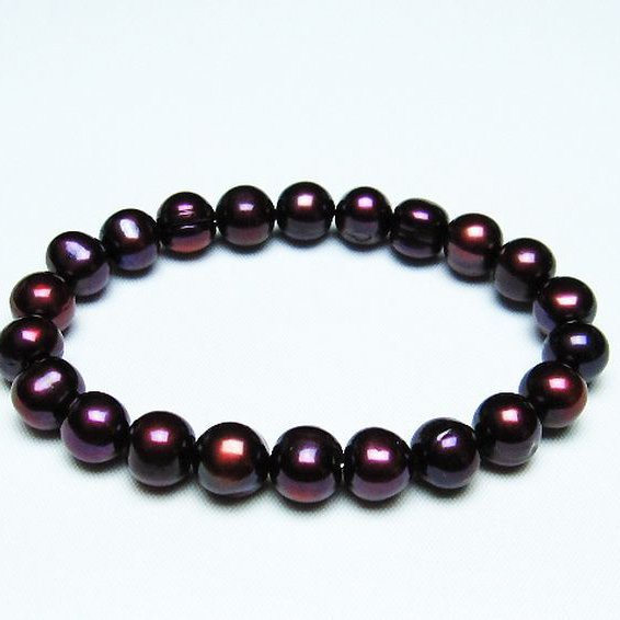 真珠 パール ミックスビーズ  ブレスレット  10mm [T491-1376]