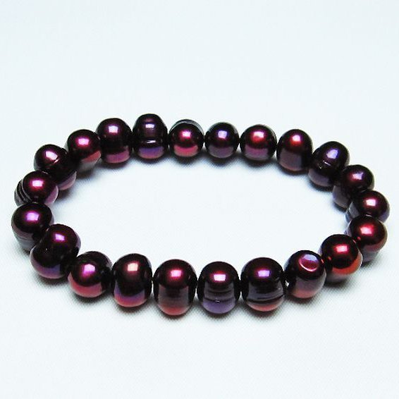 真珠 パール ミックスビーズ  ブレスレット  11mm [T491-1393]