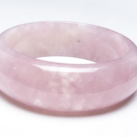 ローズクォーツ バングル  59mm [T492-3589]