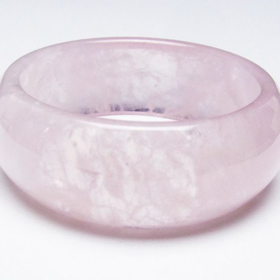 ローズクォーツ バングル  53mm [T492-3632]