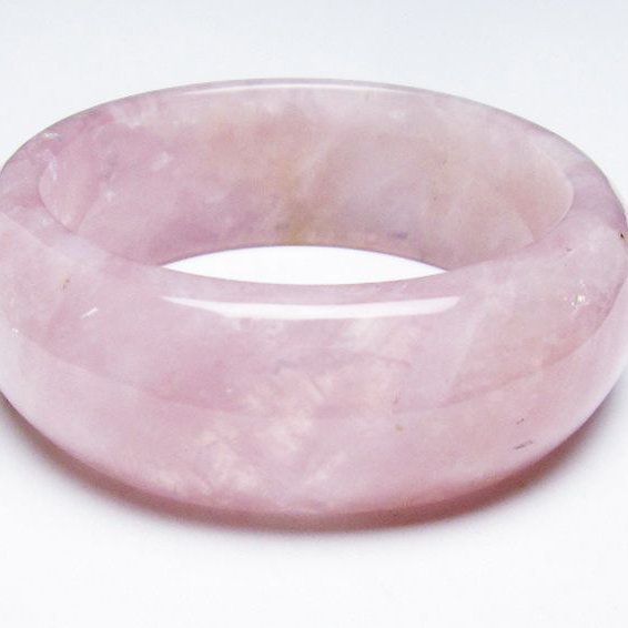 ローズクォーツ バングル 57mm [T492-3711]