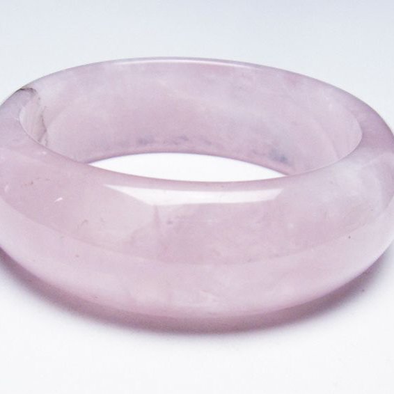 ローズクォーツ バングル 53mm [T492-3752]