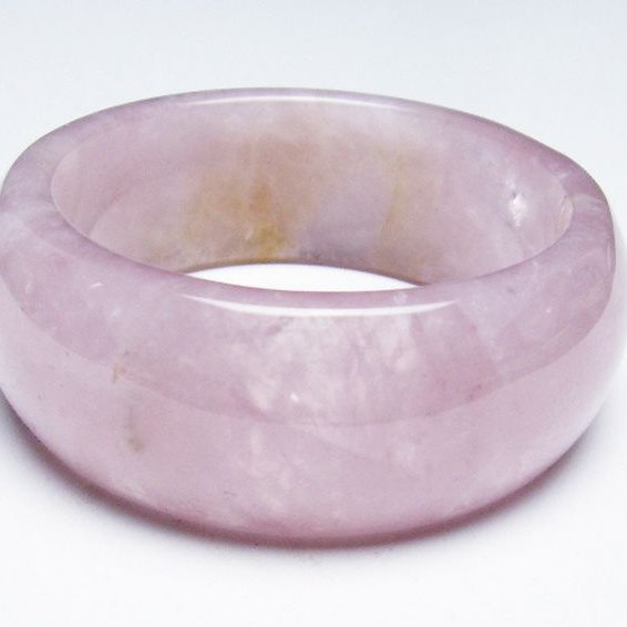 ローズクォーツ バングル 53mm [T492-3762]