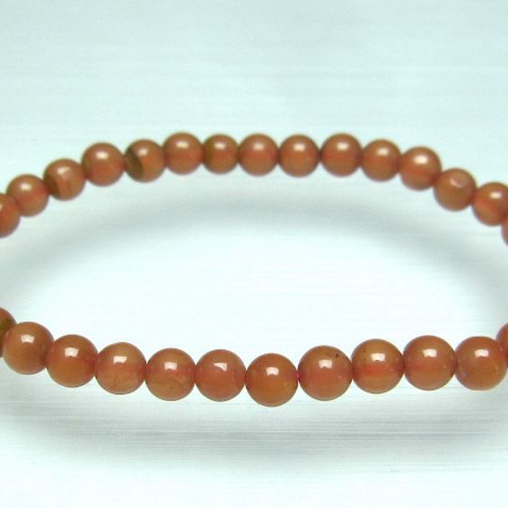 インカローズ ロードクロサイト ブレスレット 6mm [T494-1484]