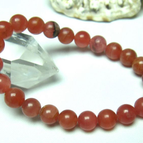 インカローズ ロードクロサイト ブレスレット 8mm [T494-1923]