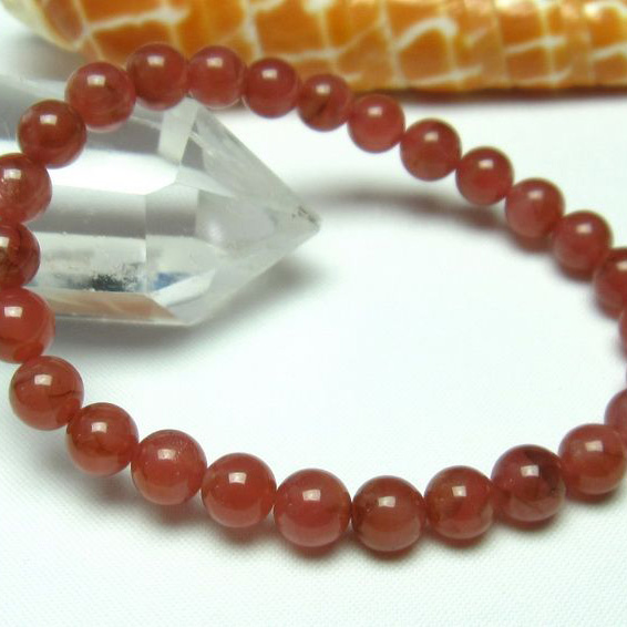 インカローズ ロードクロサイト ブレスレット 7mm [T494-2113]