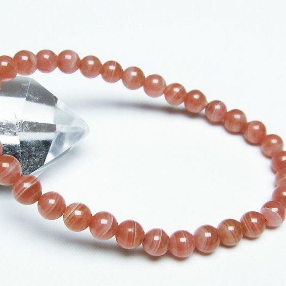 インカローズ ロードクロサイト ブレスレット 6mm [T494-2951]