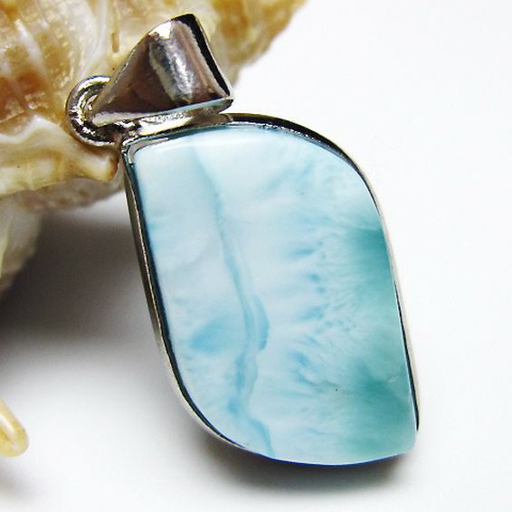 ラリマー ペンダント [T495-4324]