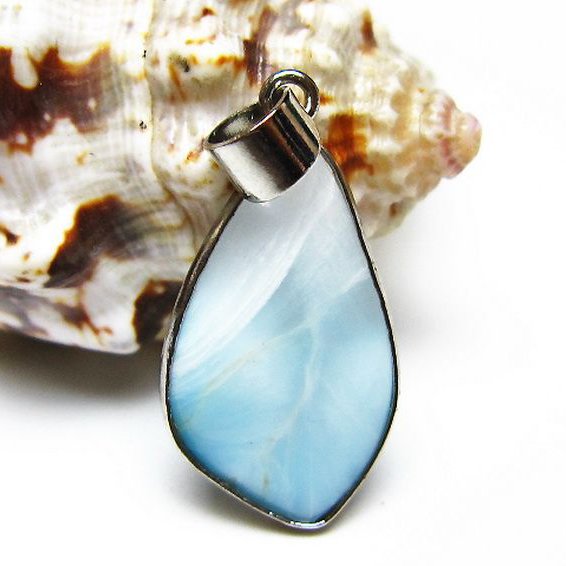 ラリマー ペンダント [t495-4356]